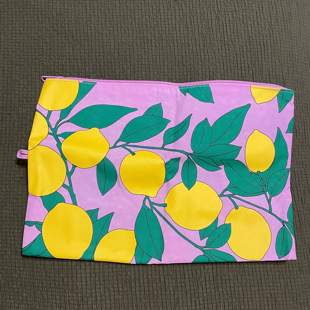 BAGGU POUCH - LEMON TREE PRINT